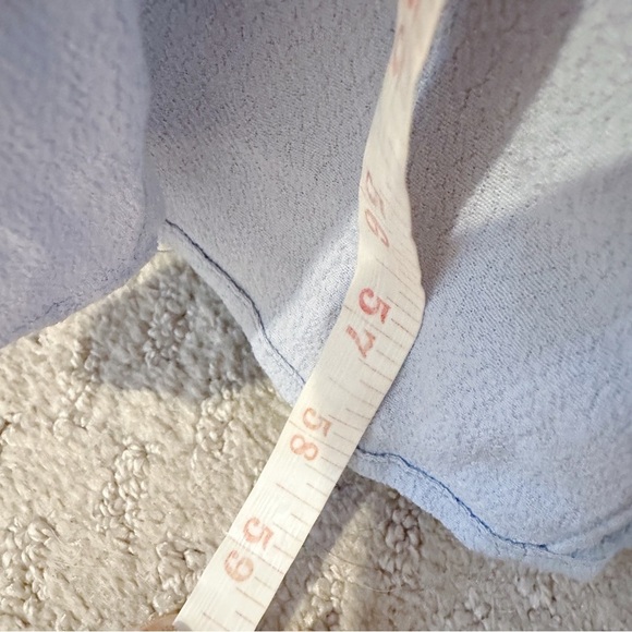 ✨FLYNN SKYE Wrap Maxi Dress Blue V-neck open Front‎ XS - Picture 10 of 12